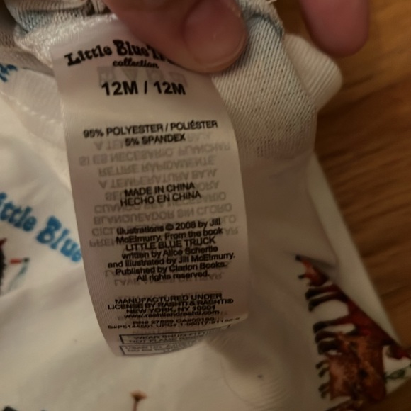 Little Blue Truck  Pj set 12m NWT - Picture 7 of 12